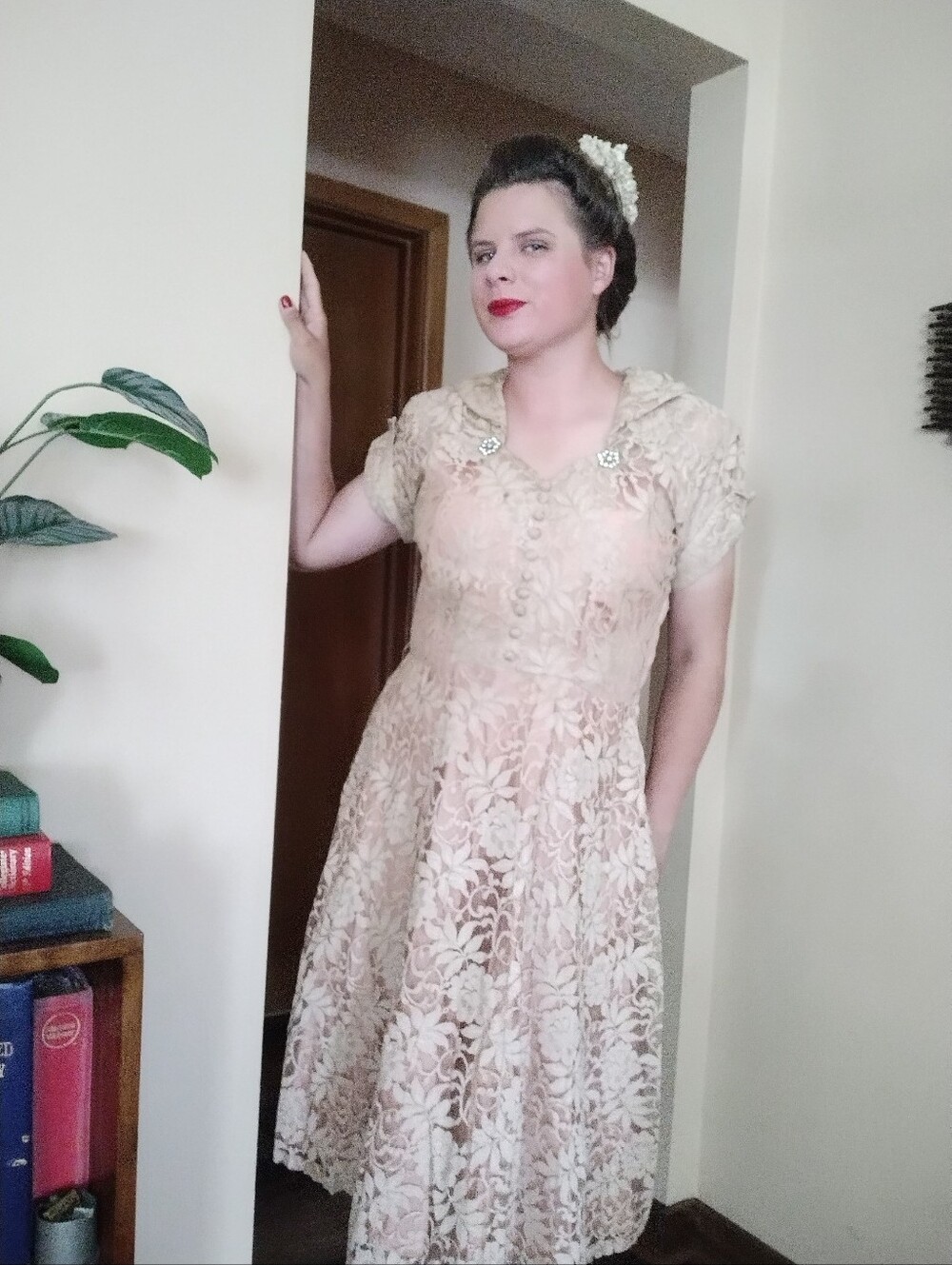 1940s Or 1950s Lace Dress